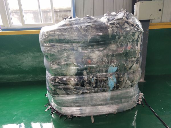 废面料打包视频1